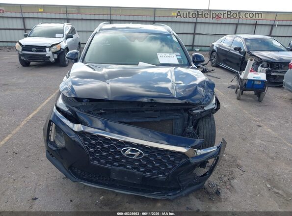 5NMS33AD6KH031906 2019 HYUNDAI SANTA FE Black Вид щитка приладів