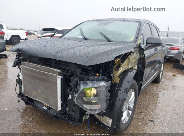 5NMS33AD6KH048690 2019 HYUNDAI SANTA FE Black წინა ხედი