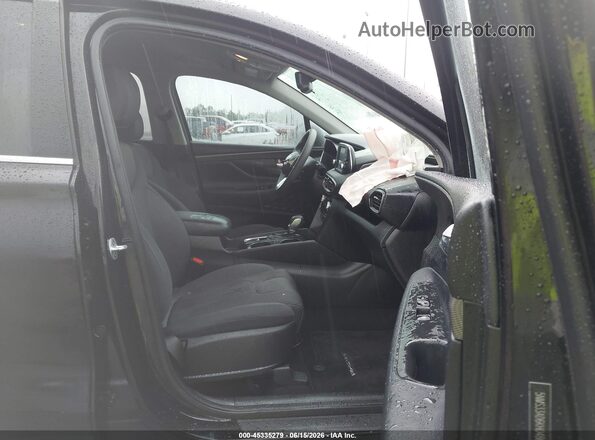 5NMS33AD6KH048690 2019 HYUNDAI SANTA FE Black წინა სალონის ხედი
