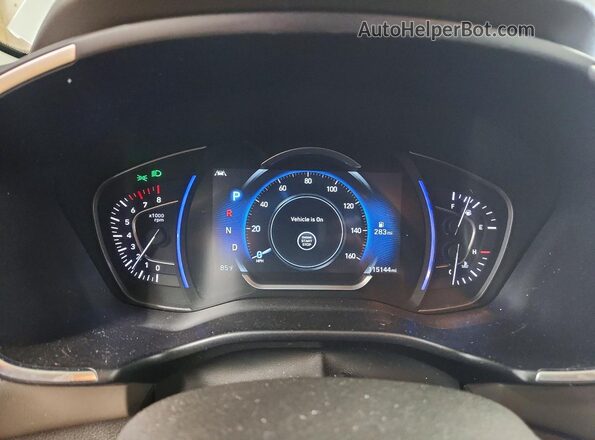 5NMS33AD6KH062055 2019 HYUNDAI SANTA Серебряный Вид щитка приборов