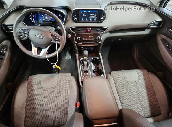 5NMS33AD6KH062055 2019 HYUNDAI SANTA Серебряный Вид панели приборов