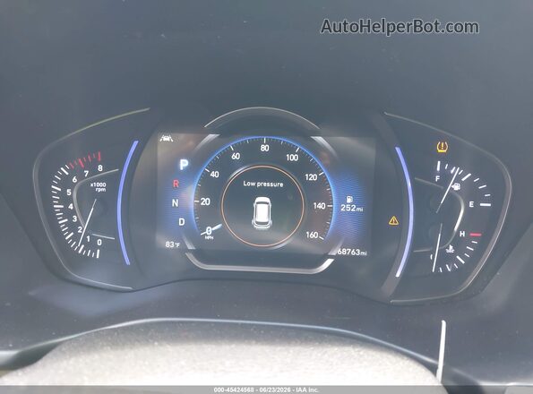 5NMS33AD6LH189499 2020 HYUNDAI SANTA FE Gray Vista de los asientos traseros