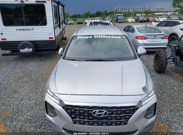 5NMS33AD7KH002155 2019 HYUNDAI SANTA FE Silver წინა ხედი