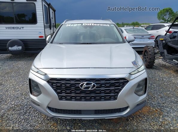 5NMS33AD7KH002155 2019 HYUNDAI SANTA FE Silver ხელსაწყოთა პანელის ხედი