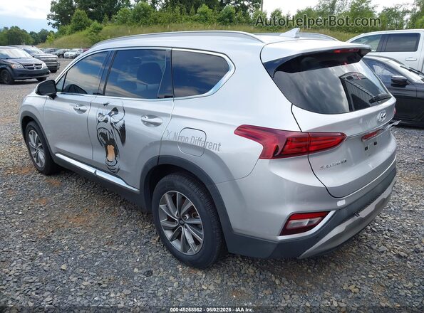 5NMS33AD7KH002155 2019 HYUNDAI SANTA FE Silver უკანა მარცხენა