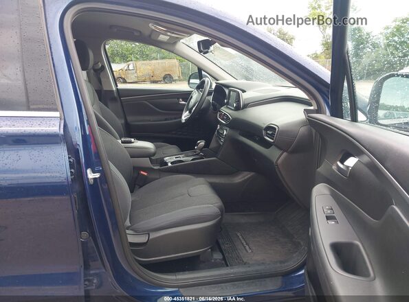 5NMS33AD7LH153708 2020 HYUNDAI SANTA FE Blue Вид салону спереду