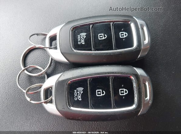 5NMS33AD7LH153708 2020 HYUNDAI SANTA FE Blue Вид панелі приладів