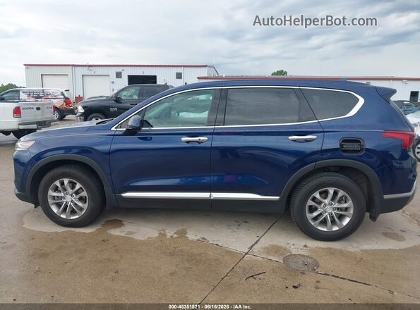 5NMS33AD7LH153708 2020 HYUNDAI SANTA FE Blue Панорамний вид салону 360°