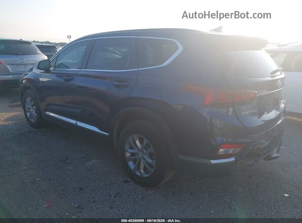 5NMS33AD7LH163199 2020 HYUNDAI SANTA FE Blue Trasero izquierdo