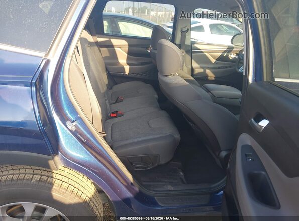 5NMS33AD7LH163199 2020 HYUNDAI SANTA FE Blue Vista de la etiqueta del VIN