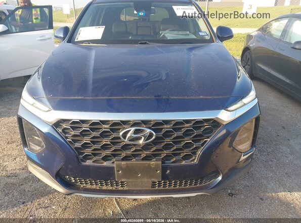 5NMS33AD7LH163199 2020 HYUNDAI SANTA FE Blue Vista del cuadro de instrumentos