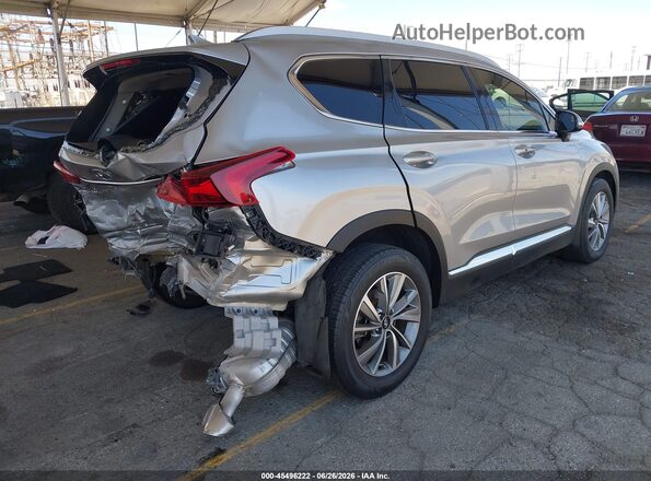 5NMS33AD7LH184828 2020 HYUNDAI SANTA FE Silver Հետևի աջ