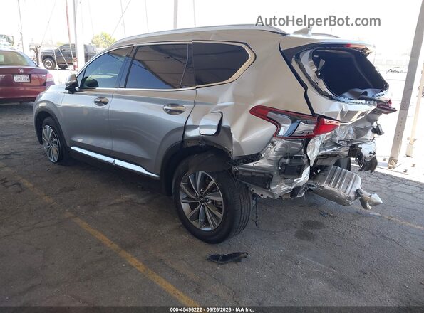 5NMS33AD7LH184828 2020 HYUNDAI SANTA FE Silver Հետևի ձախ