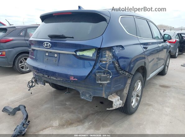 5NMS33AD7LH299476 2020 HYUNDAI SANTA FE Dark Blue Задняя правая четверть
