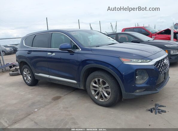 5NMS33AD7LH299476 2020 HYUNDAI SANTA FE Dark Blue Панорамный вид салона 360°