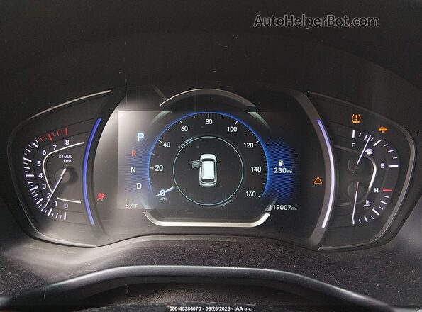 5NMS33AD7LH304823 2020 HYUNDAI SANTA FE Gray Вид задніх сидінь