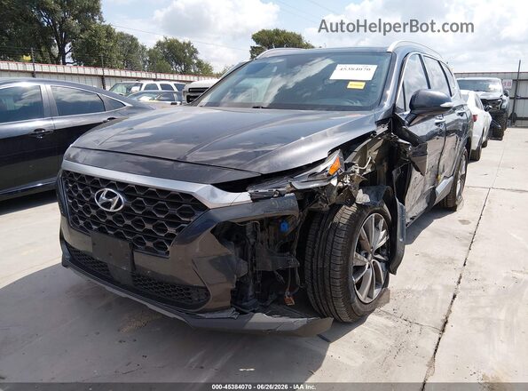 5NMS33AD7LH304823 2020 HYUNDAI SANTA FE Gray Передня ліва чверть