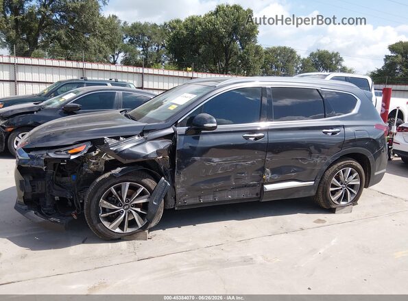 5NMS33AD7LH304823 2020 HYUNDAI SANTA FE Gray Панорамний вид салону 360°