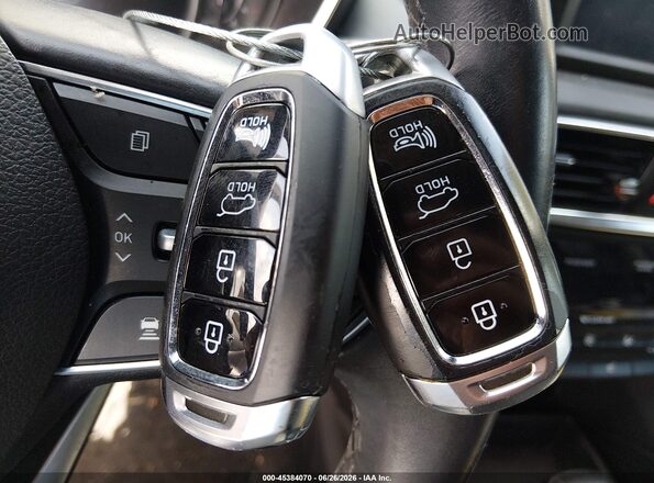 5NMS33AD7LH304823 2020 HYUNDAI SANTA FE Gray Вид панелі приладів