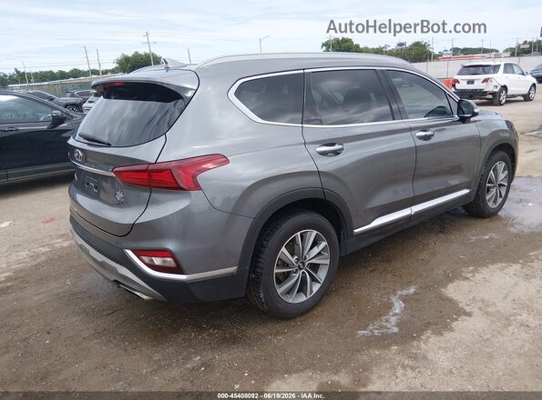 5NMS33AD8LH142541 2020 HYUNDAI SANTA FE Gray Trasero derecho