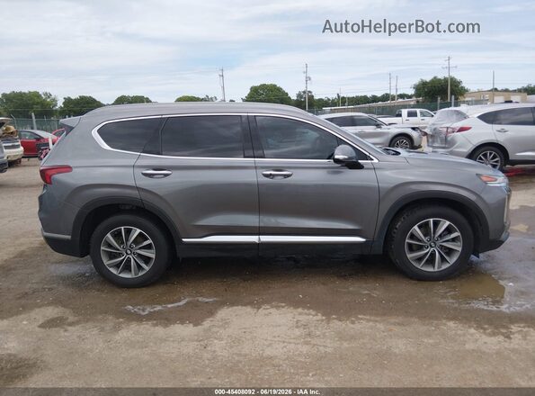 5NMS33AD8LH142541 2020 HYUNDAI SANTA FE Gray Vista interior trasera