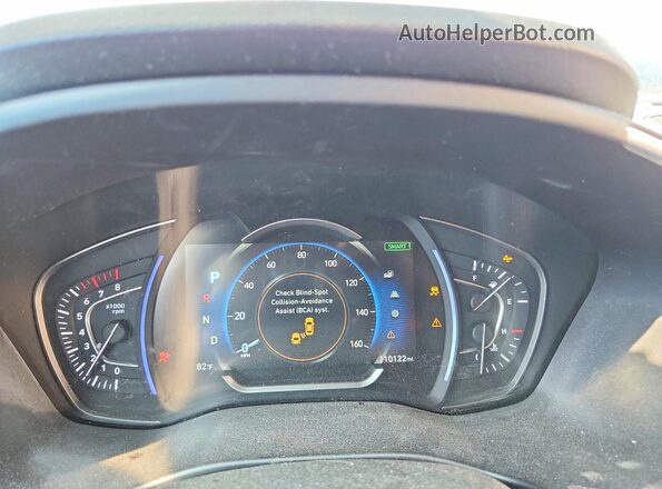 5NMS33AD8LH192128 2020 HYUNDAI SANTA Black Вид щитка приладів