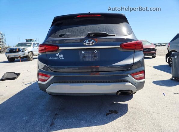 5NMS33AD8LH192128 2020 HYUNDAI SANTA Black Вид ззаду