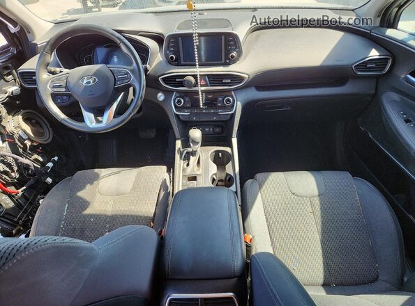 5NMS33AD8LH192128 2020 HYUNDAI SANTA Black Вид панелі приладів