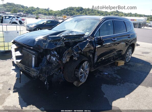 5NMS33AD9LH210295 2020 HYUNDAI SANTA FE Black Передня ліва чверть