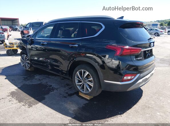 5NMS33AD9LH210295 2020 HYUNDAI SANTA FE Black Задня ліва чверть