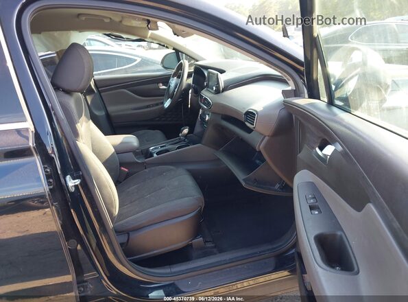 5NMS33AD9LH282923 2020 HYUNDAI SANTA FE Black წინა სალონის ხედი