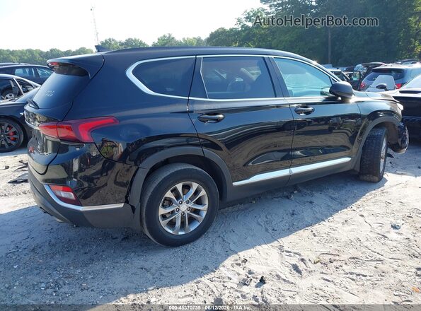 5NMS33AD9LH282923 2020 HYUNDAI SANTA FE Black უკანა მარჯვენა