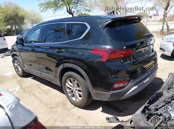 5NMS33ADXKH041497 2019 HYUNDAI SANTA FE Black Trasero izquierdo