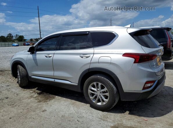 5NMS33ADXKH065802 2019 HYUNDAI SANTA Silver უკანა მარცხენა