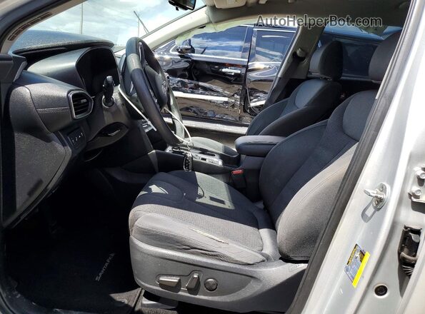 5NMS33ADXKH065802 2019 HYUNDAI SANTA Silver წინა სალონის ხედი