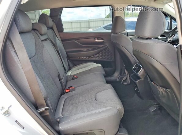 5NMS33ADXKH065802 2019 HYUNDAI SANTA Silver უკანა სალონის ხედი