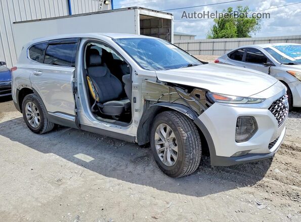 5NMS33ADXKH065802 2019 HYUNDAI SANTA Silver წინა მარჯვენა