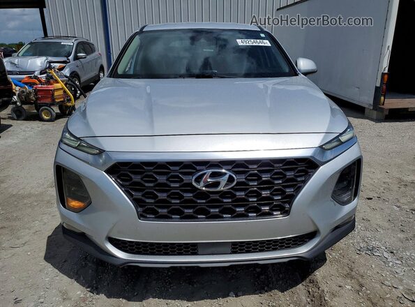 5NMS33ADXKH065802 2019 HYUNDAI SANTA Silver წინა ხედი