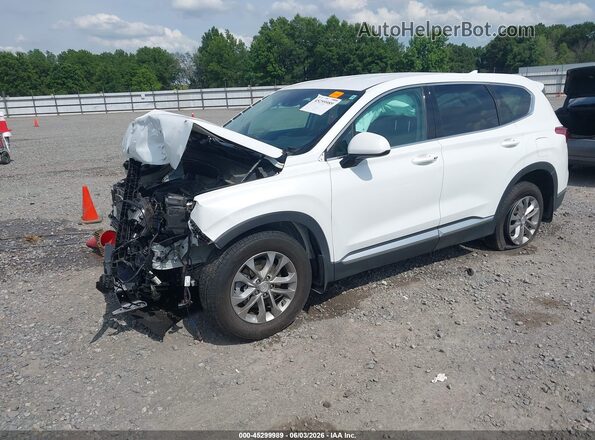 5NMS33ADXKH121303 2019 HYUNDAI SANTA FE Белый Передняя левая четверть