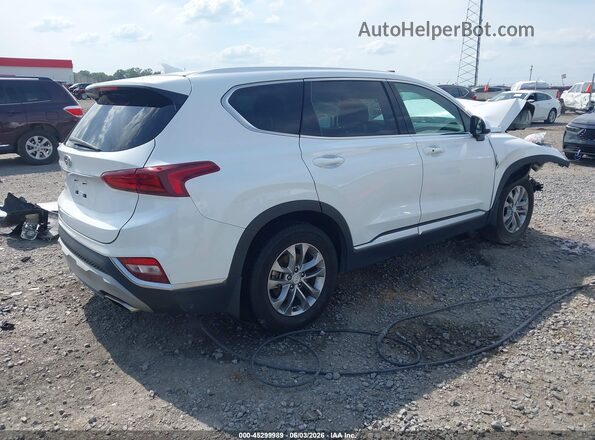 5NMS33ADXKH121303 2019 HYUNDAI SANTA FE Белый Задняя правая четверть