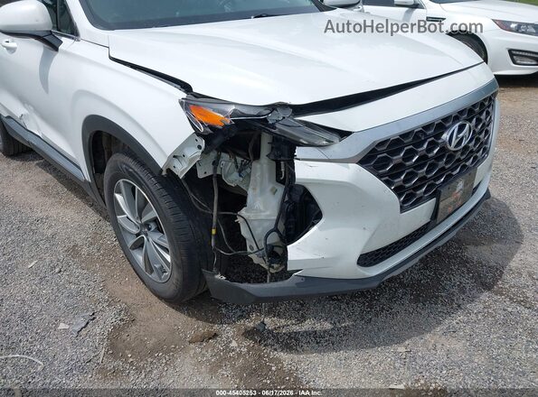 5NMS33ADXLH212458 2020 HYUNDAI SANTA FE Белый Вид спереди