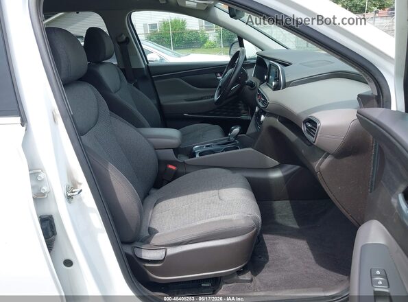 5NMS33ADXLH212458 2020 HYUNDAI SANTA FE Белый Вид салона спереди