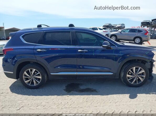 5NMS33ADXLH299231 2020 HYUNDAI SANTA FE Blue 360 interior view