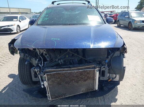 5NMS33ADXLH299231 2020 HYUNDAI SANTA FE Blue Rear interior view
