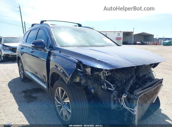 5NMS33ADXLH299231 2020 HYUNDAI SANTA FE Blue 