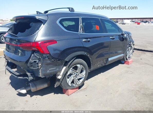 5NMS34AJ0NH457980 2022 HYUNDAI SANTA FE Gray Rear right