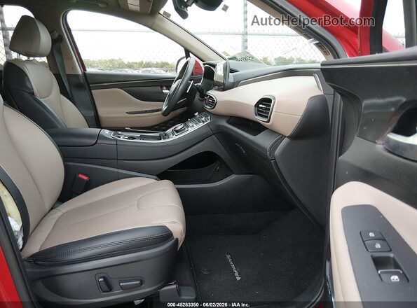 5NMS34AJ0PH542806 2023 HYUNDAI SANTA FE Red Սալոնի դիմացի տեսք