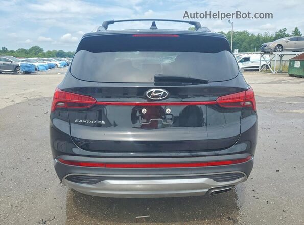 5NMS34AJ1MH360429 2021 HYUNDAI SANTA Black Вид ззаду