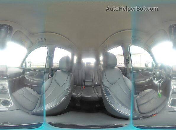 5NMS34AJ1MH360429 2021 HYUNDAI SANTA Black Панорамний вид салону 360°