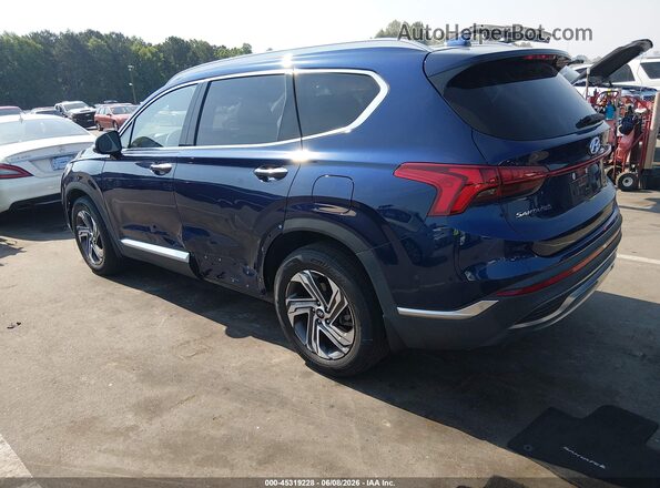 5NMS34AJ1NH474772 2022 HYUNDAI SANTA FE Blue Rear left